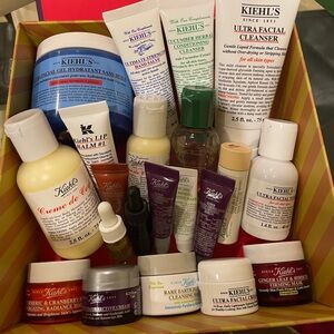 Kiehl's Festive Box with Purple and Gold Highlights